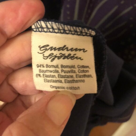 Gudrun Sjoden Organic Cotton Long Sleeve Shift Dress w/Pockets - Picture 2 of 4